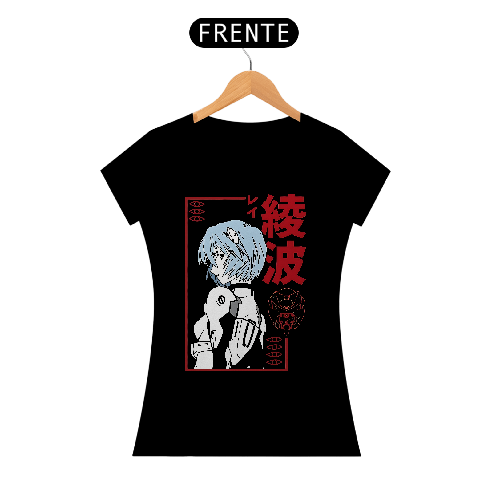 Camiseta Baby Long Evangelion Rei