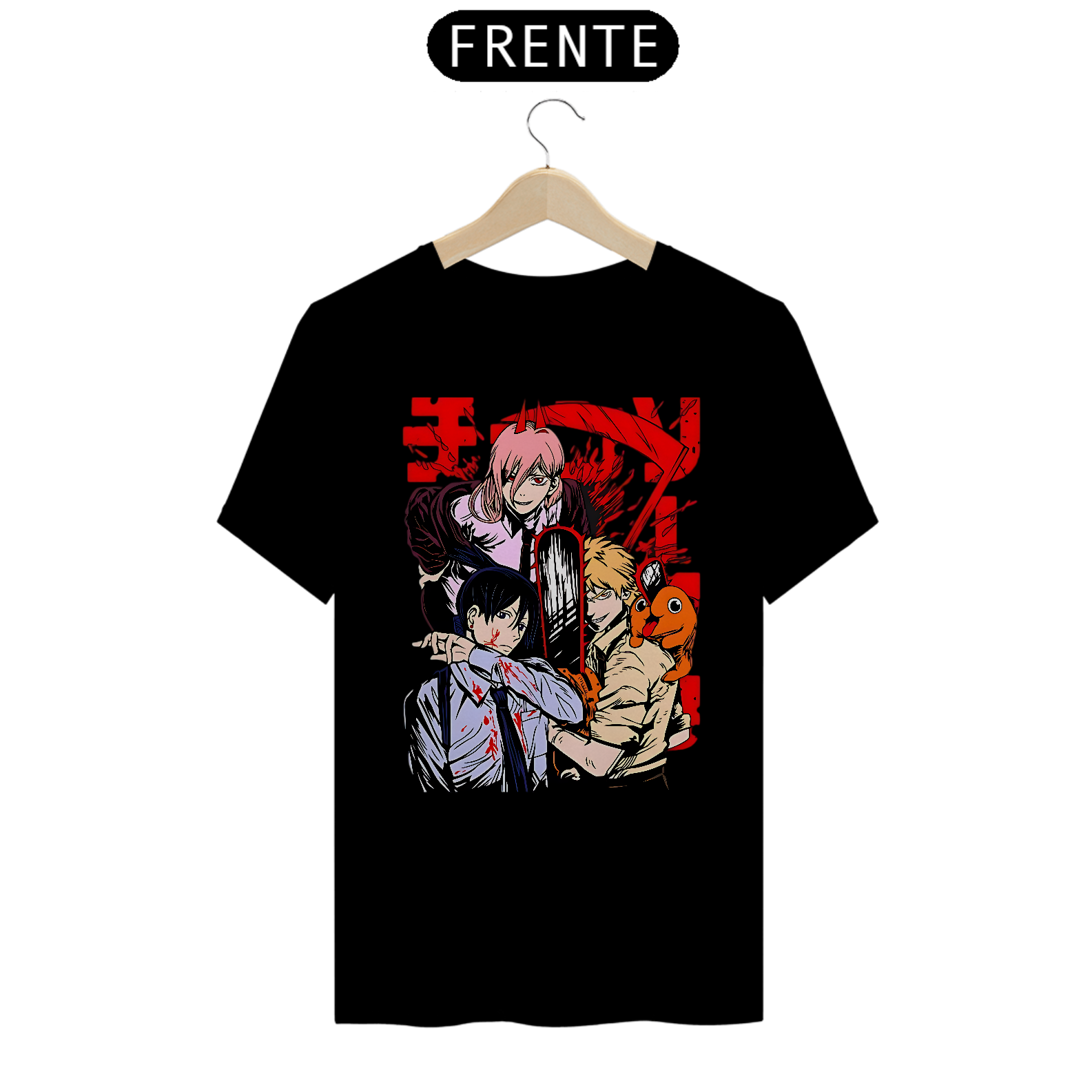 Nome do produto: Camiseta Chainsaw Man Group