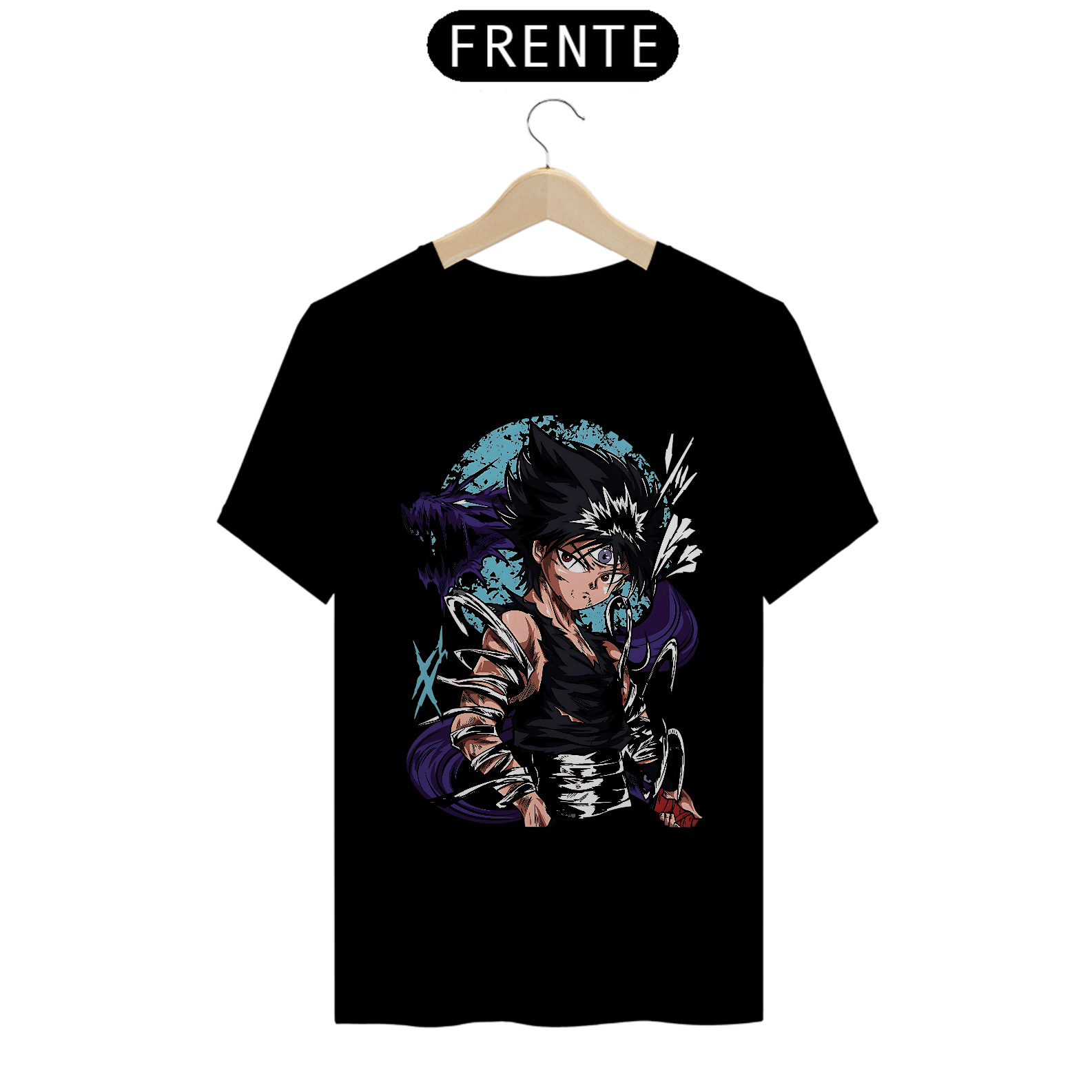 Camiseta Yuyu Hakusho Hiei Dark Flame Dragon Warrior