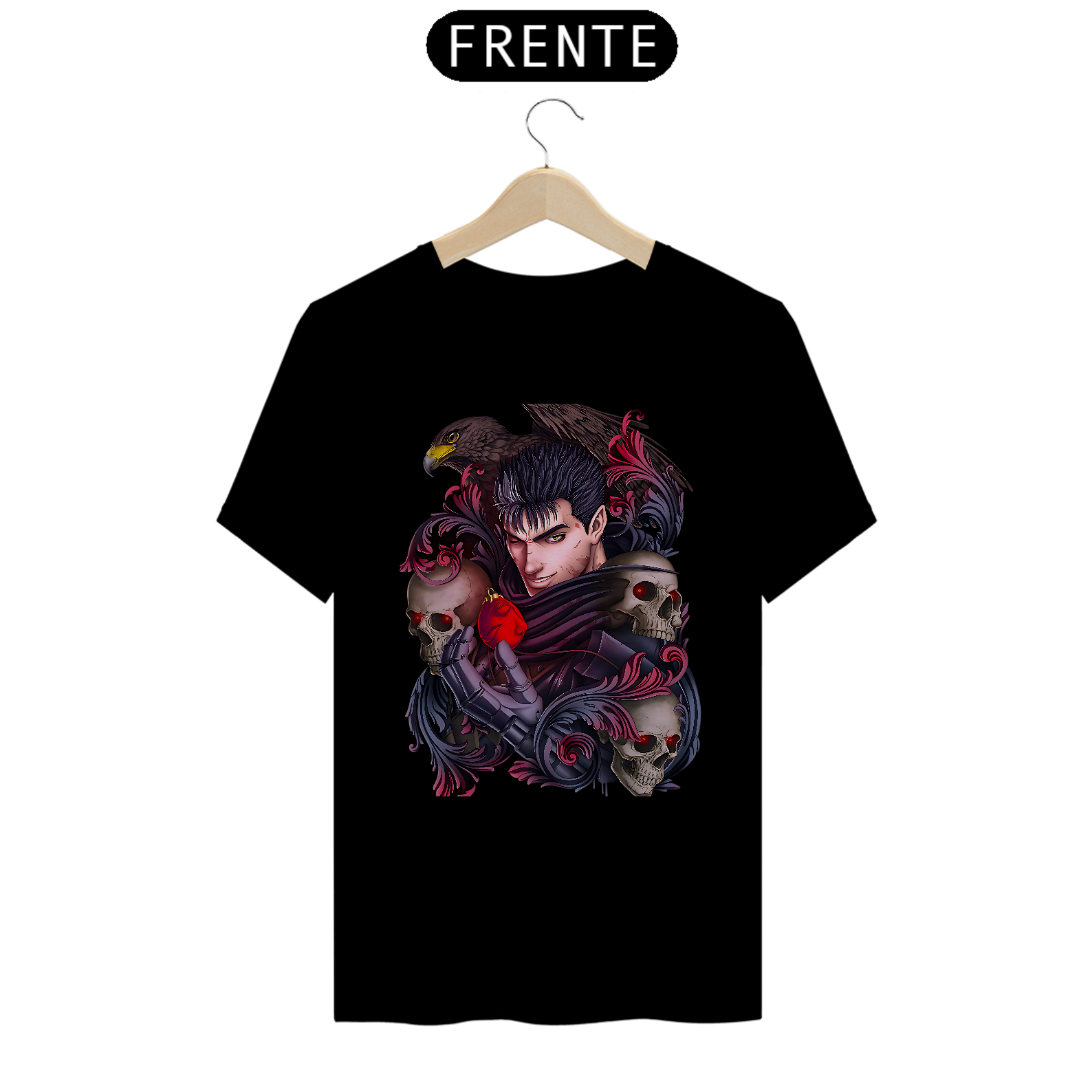 Camiseta Berserk Guts Skull