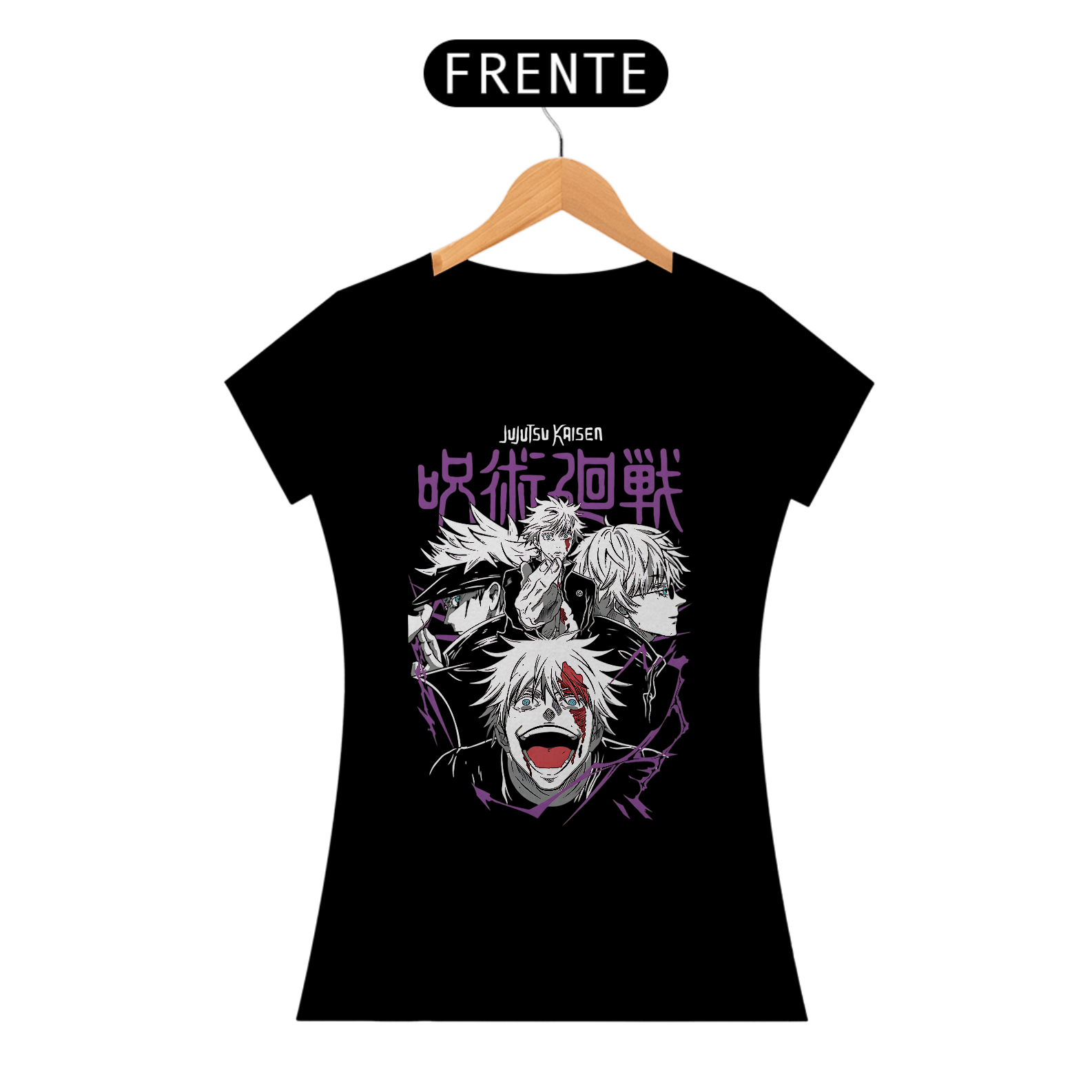 Camiseta Baby long Jujutsu Kaisen Satoru Gojo Insane
