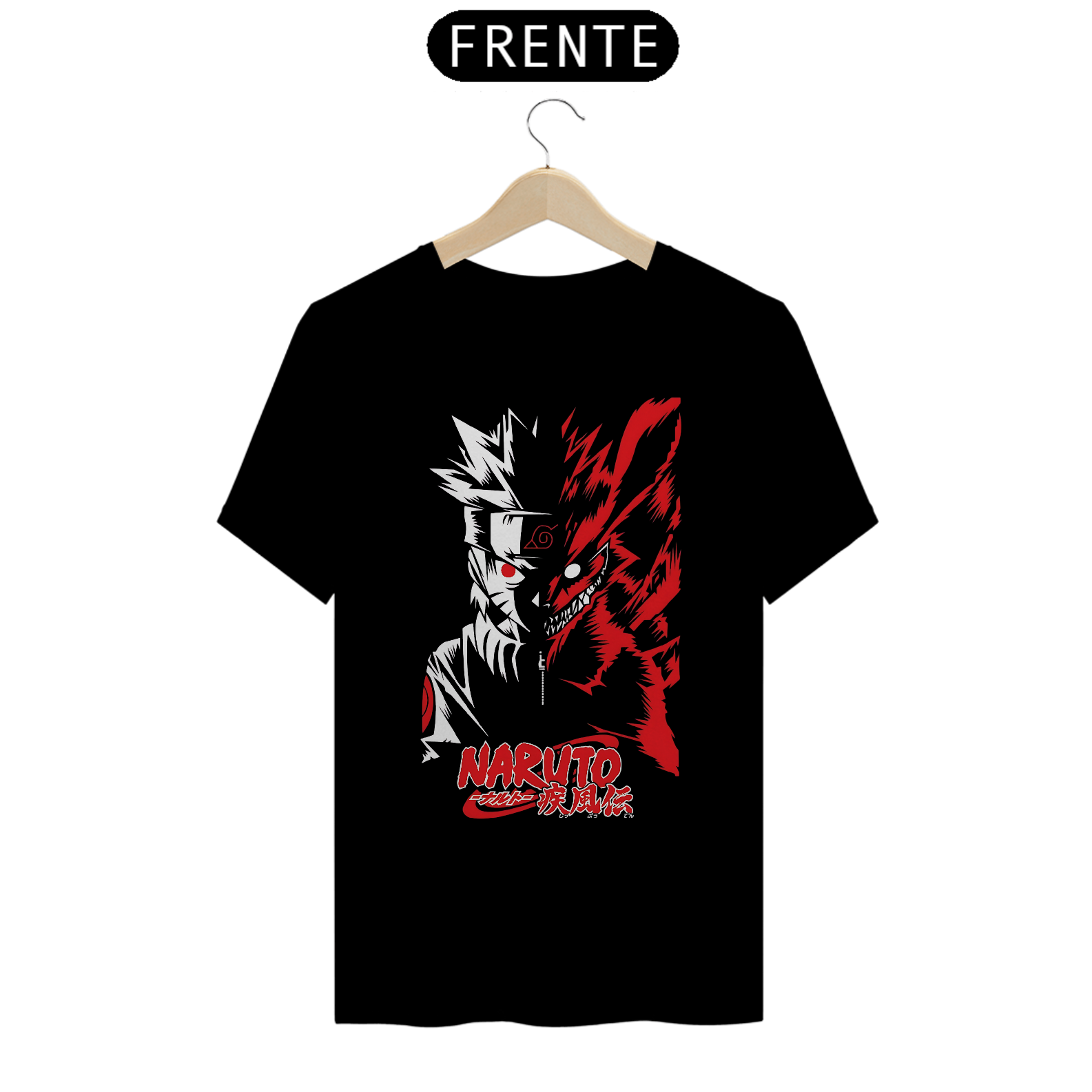 Camiseta Naruto 2 Faces Naruto x Kyubi