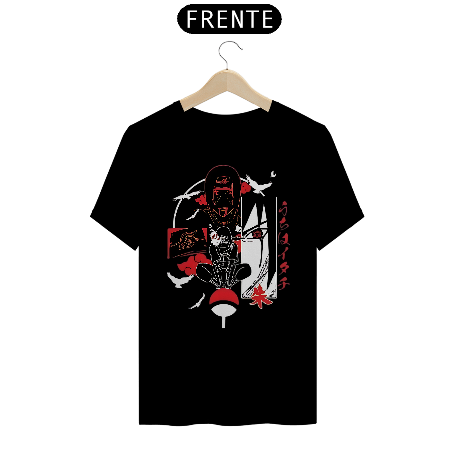 Camiseta Naruto Itachi Dark Night