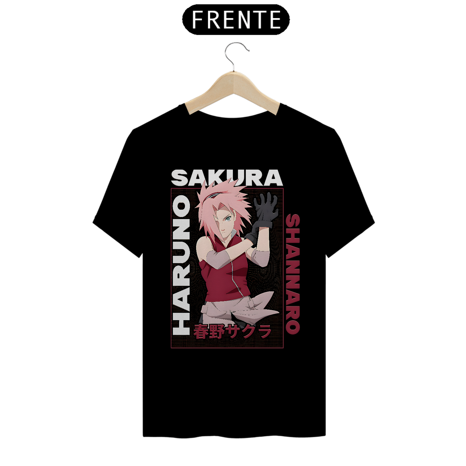 Camiseta Naruto Sakura Haruno