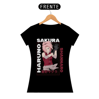 Camiseta Baby Long Naruto Sakura Haruno