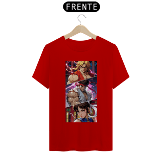 Camiseta Street Fighter Ken-Ryu-Chun-Li
