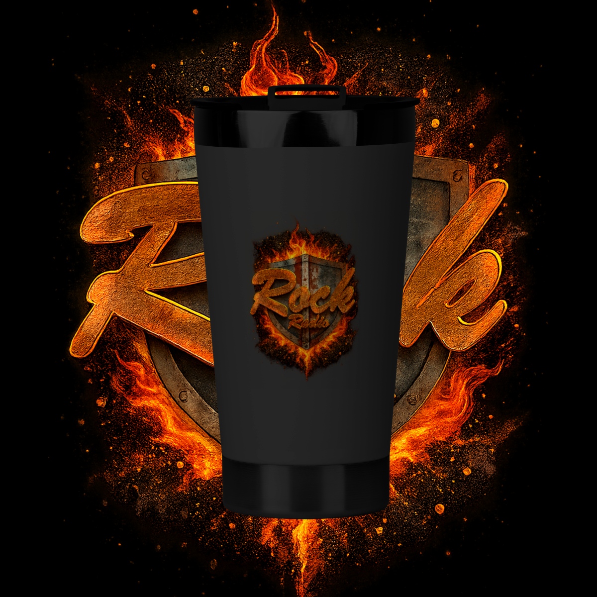 Copo Térmico Rock Radio