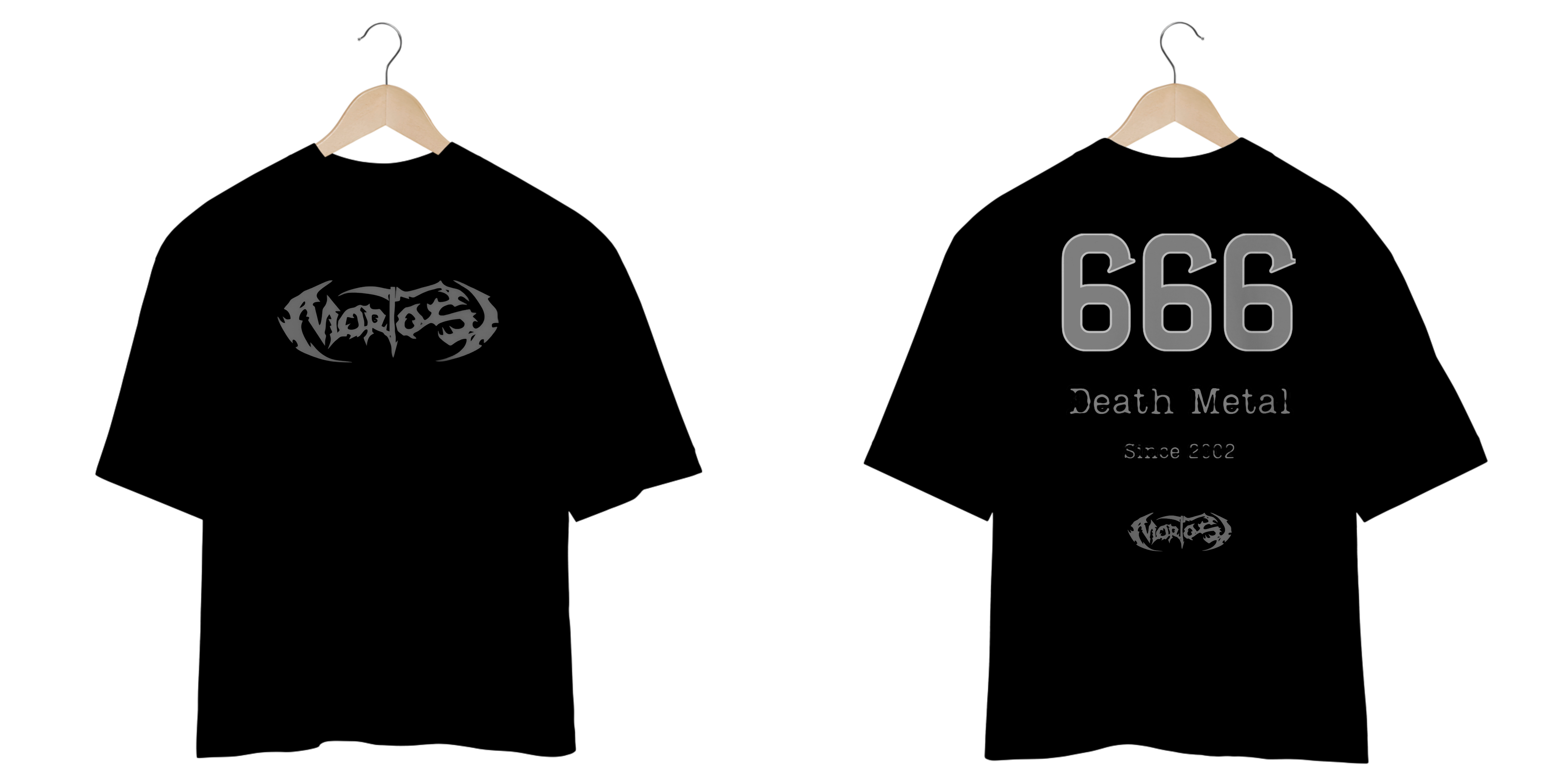 Nome do produto: Oversized LOGO CINZA preta