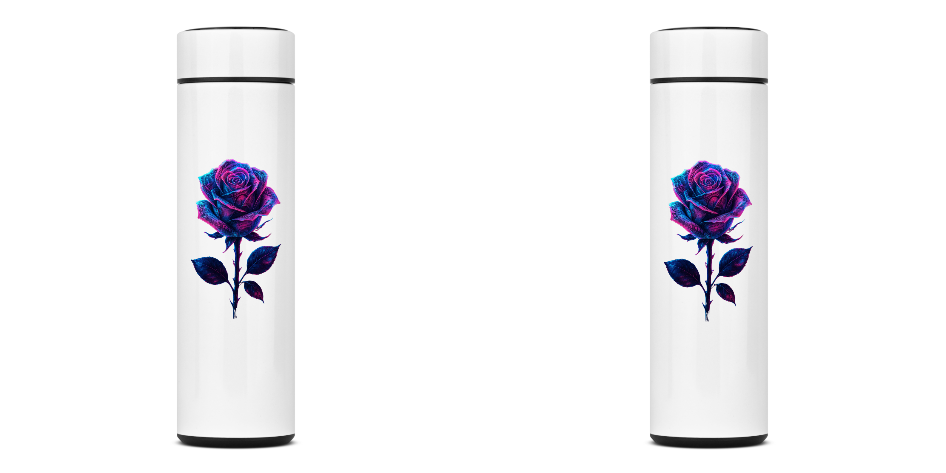 Garrafa Térmica Rosa de Dólar