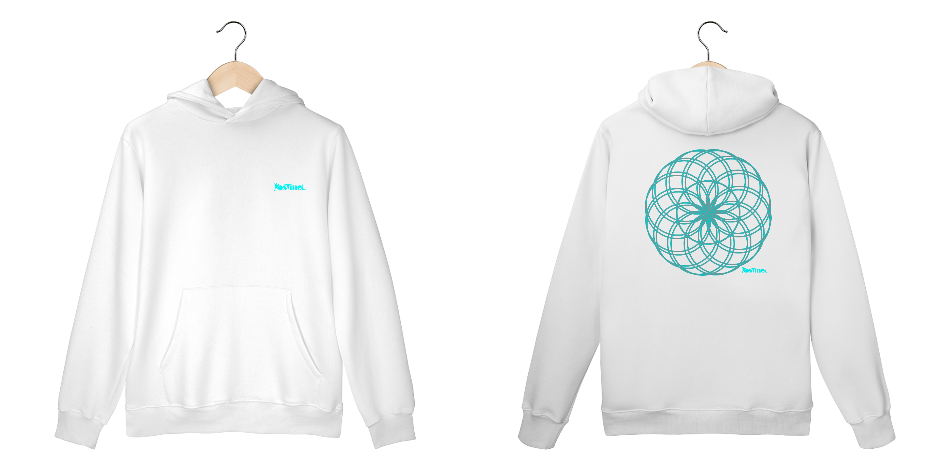 Nome do produto: Moletom Canguru - Flor Eterna da Vida