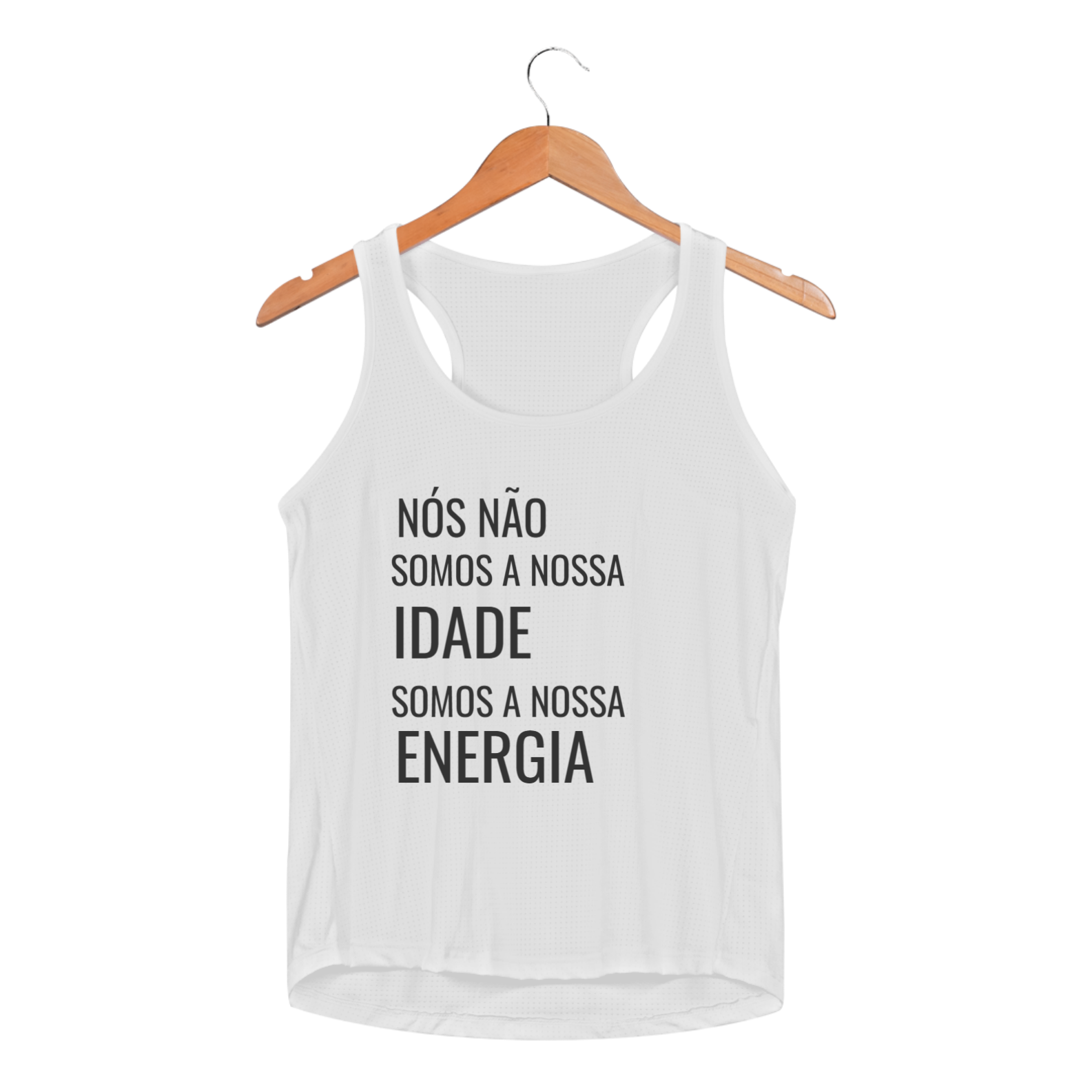 Nome do produto: Regata Feminina Sportv Dry Somos a Nossa Energia