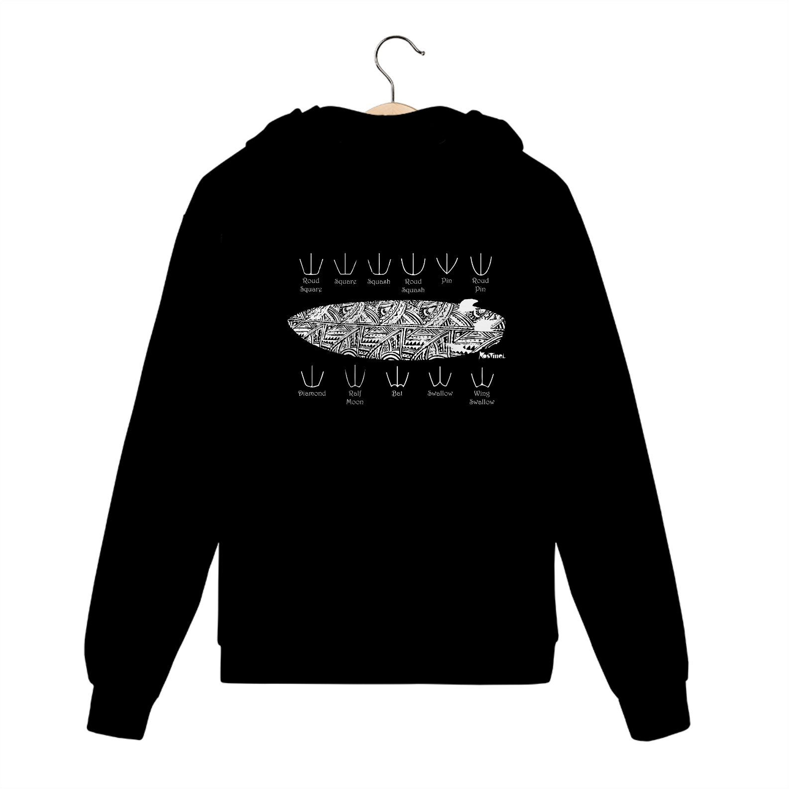 Nome do produto: Moletom - Rabetas Prancha Surf - Branco