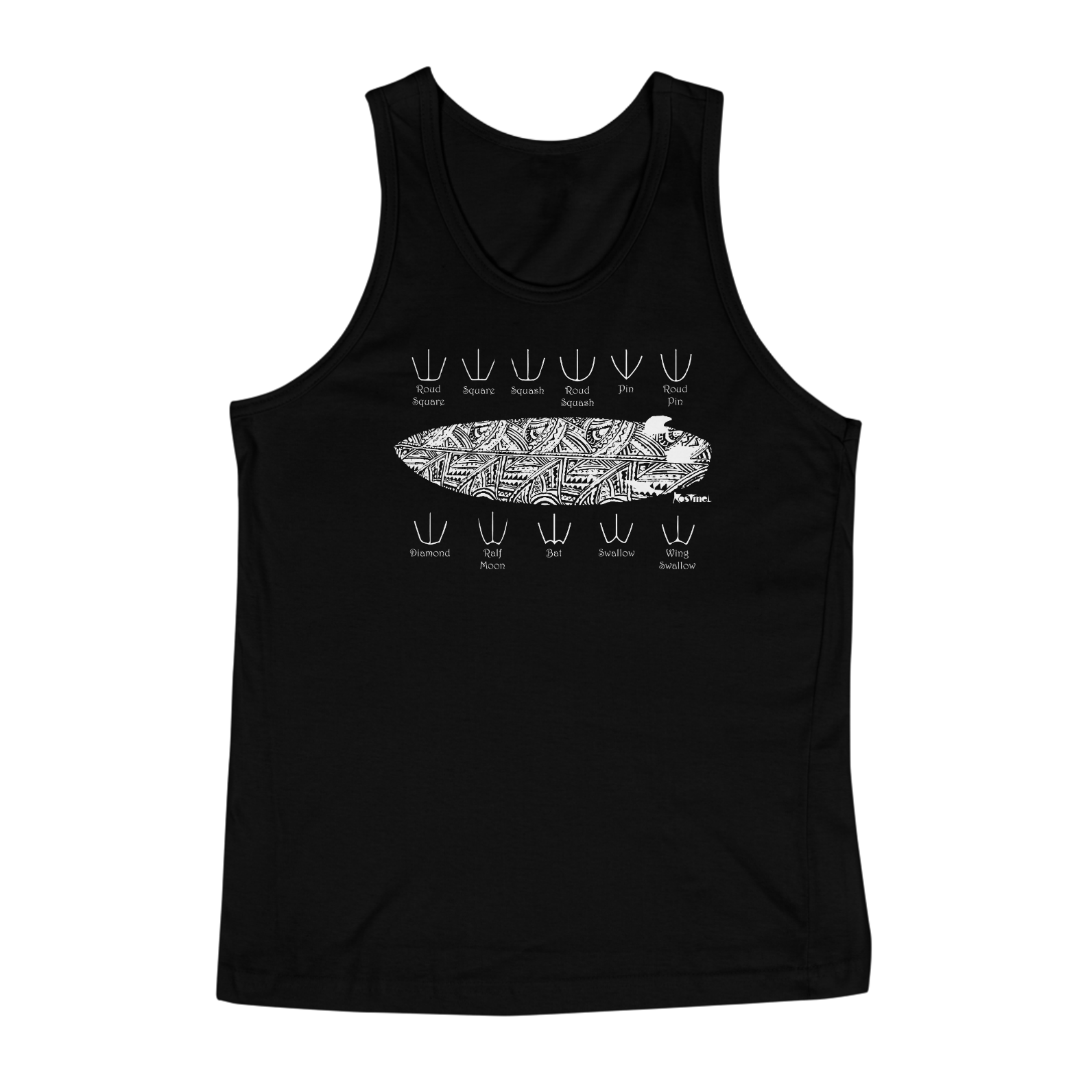 Nome do produto: Regata - Rabetas Prancha SURF - Branco