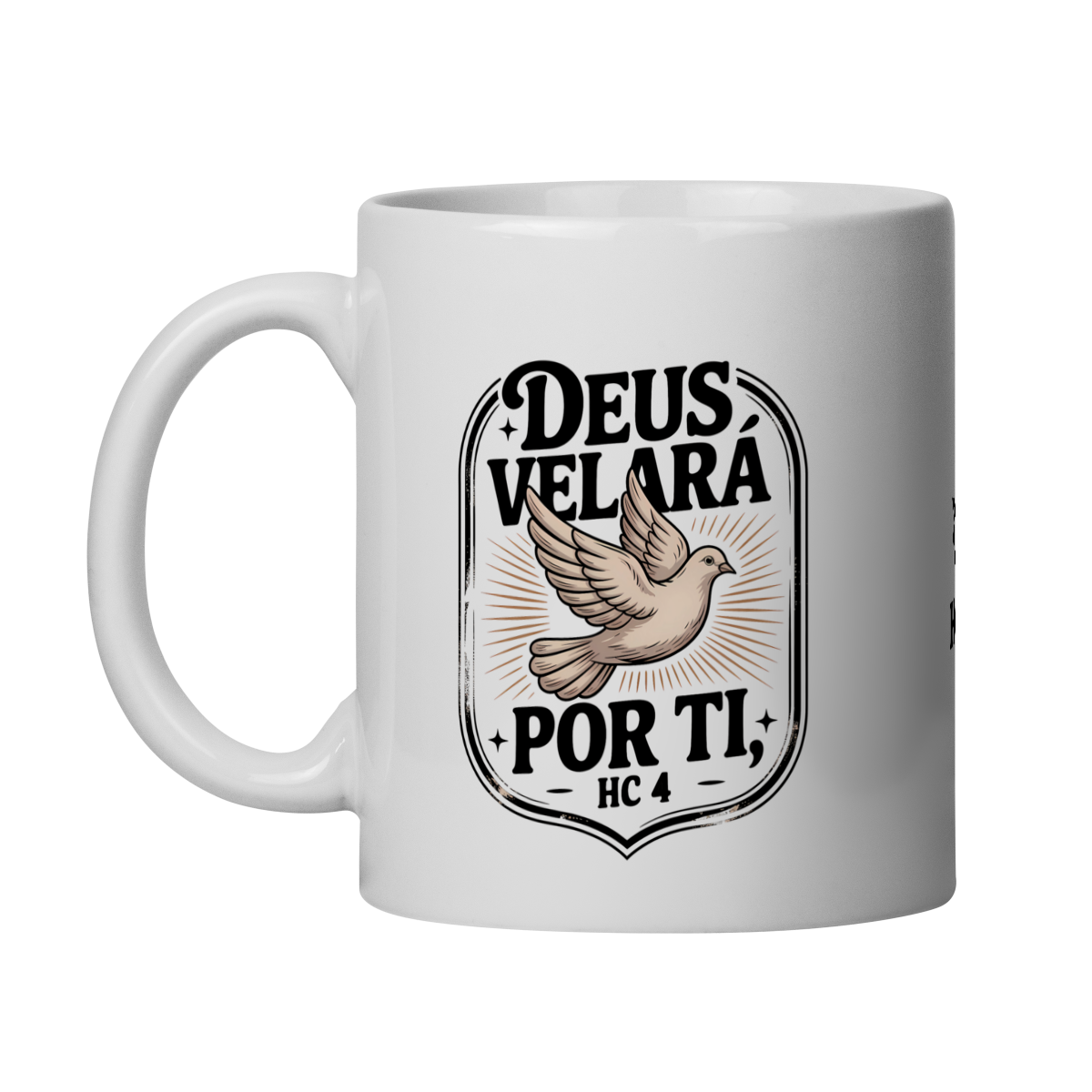 Nome do produto: Caneca Deus velará por ti