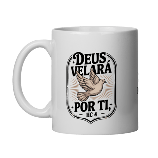 Caneca Deus velará por ti