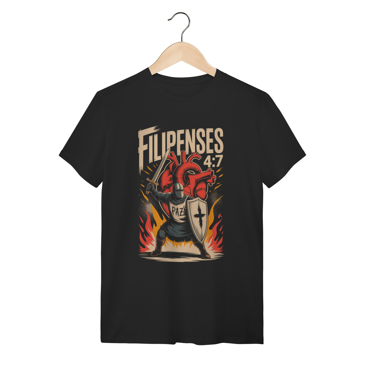 Nome do produto: T-shirt Filipenses 4:7