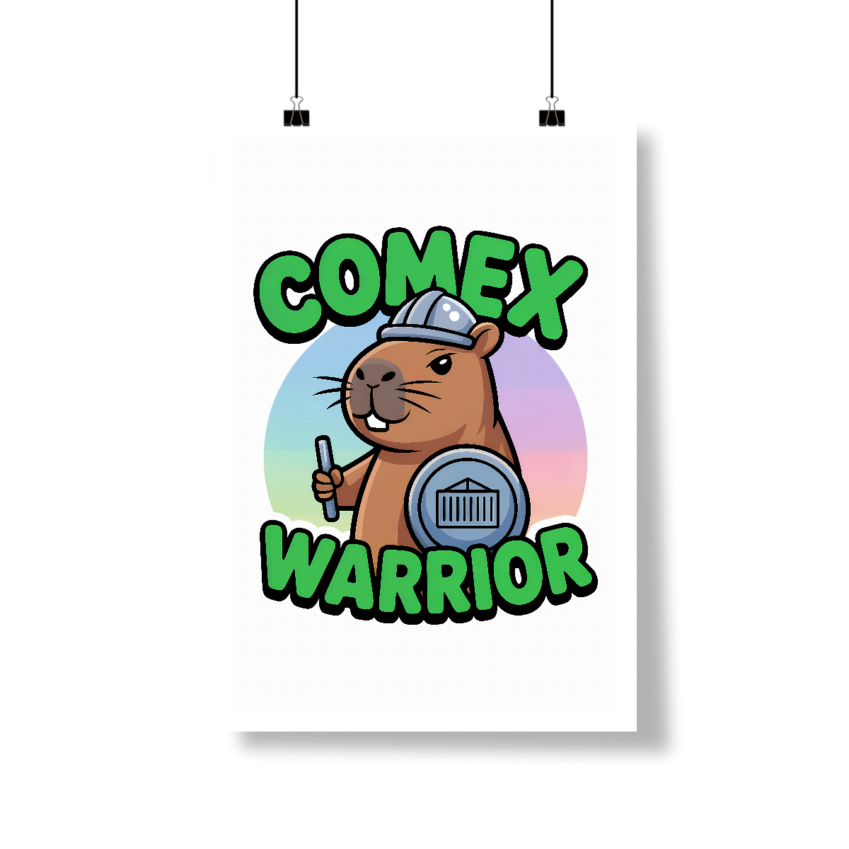Poster - Comex Warrior – Capivibes