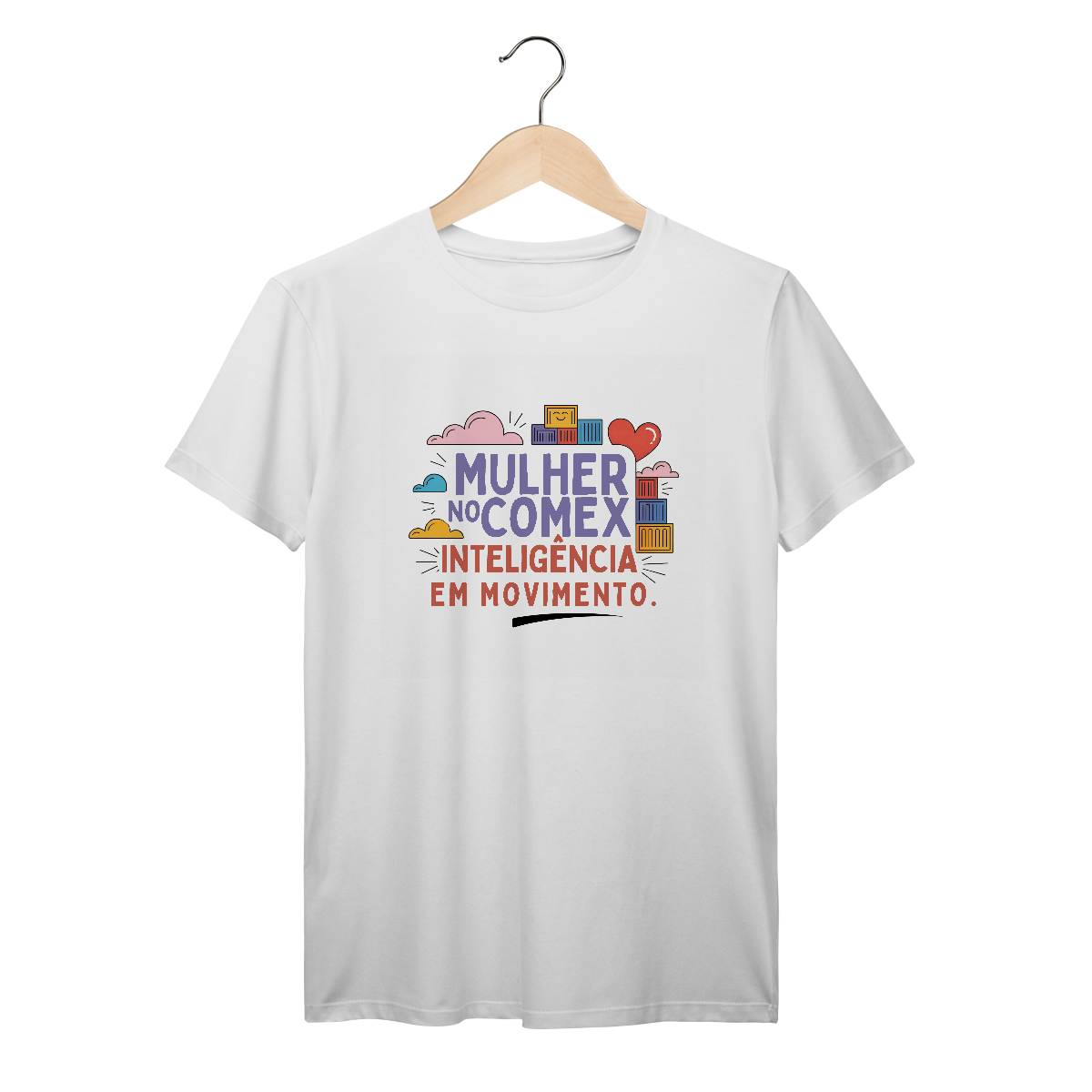 T-Shirt - Mulher no Comex: Inteligência em Movimento