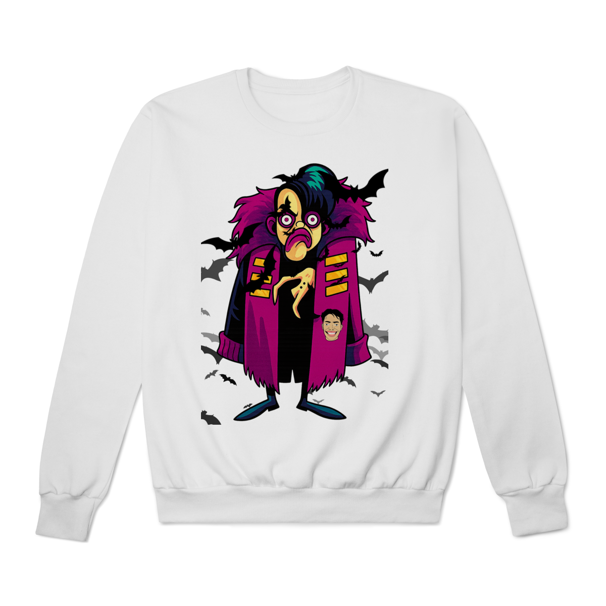 Moletom Estampado Fechado – Caricatura Exclusiva | VOU DESENHAR VOCÊ