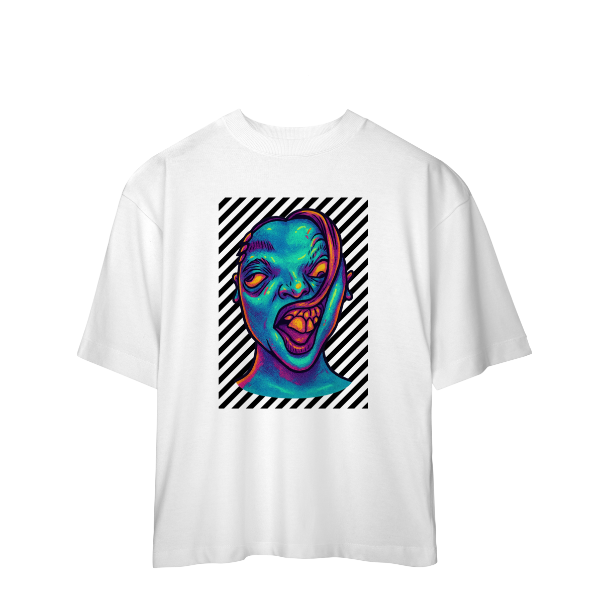 Camisa Estampada Oversized – Caricatura Exclusiva | VOU DESENHAR VOCÊ