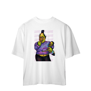 Camisa Estampada Oversized – Caricatura Exclusiva | VOU DESENHAR VOCÊ