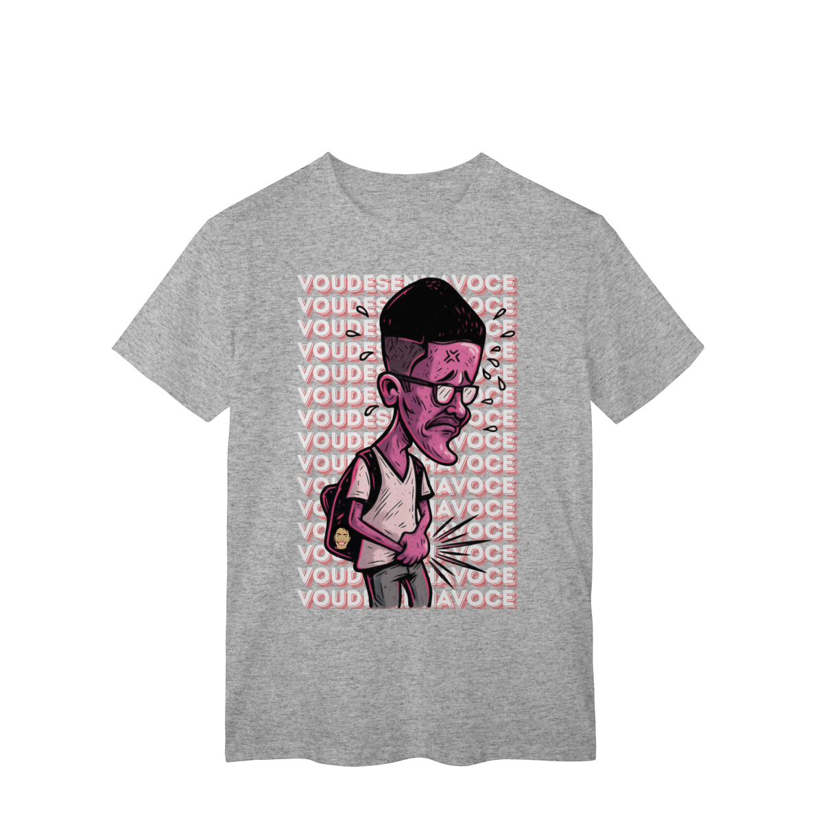 Camisa Estampada – Caricatura Exclusiva | VOU DESENHAR VOCÊ