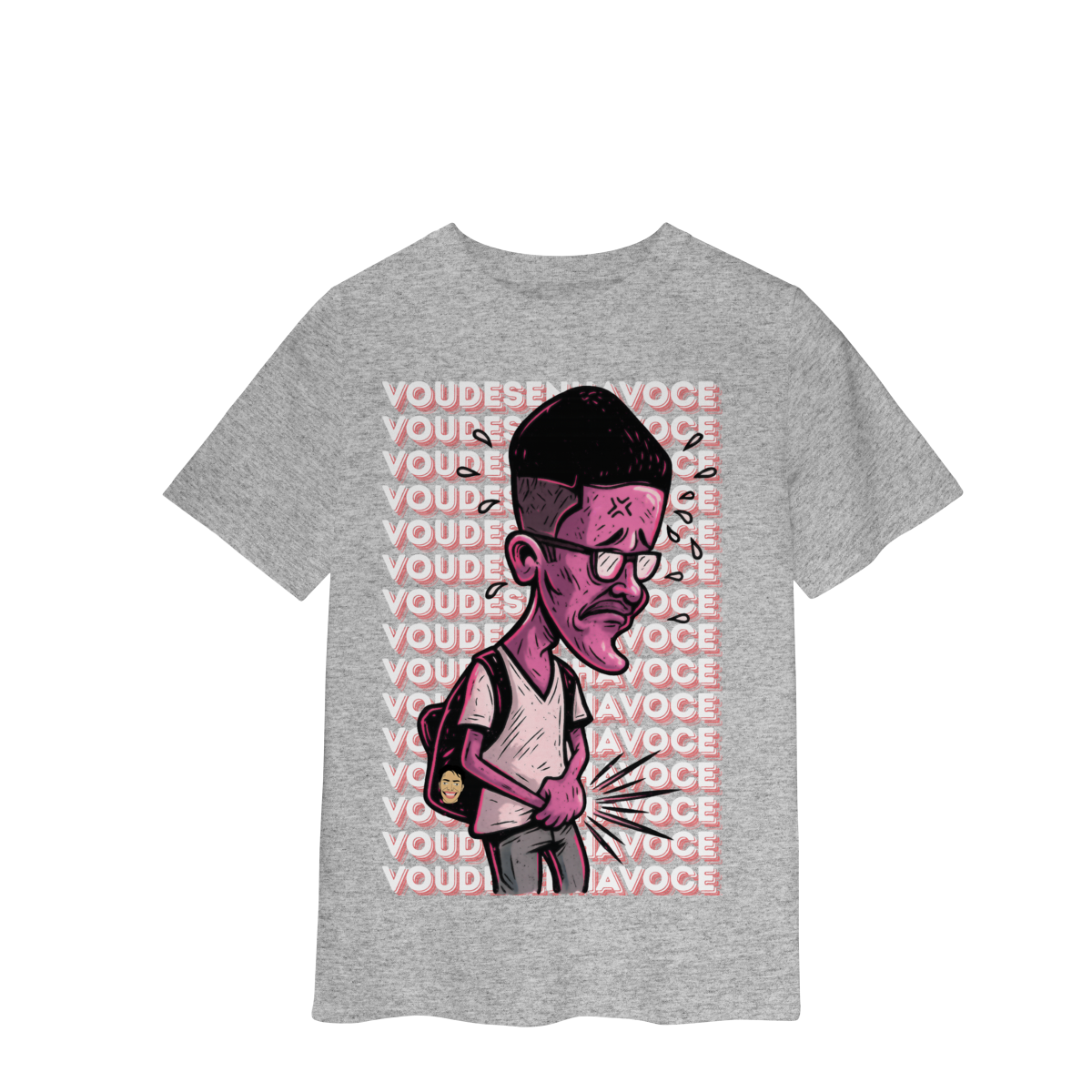 Camisa Estampada INFANTIL – Caricatura Exclusiva | VOU DESENHAR VOCÊ