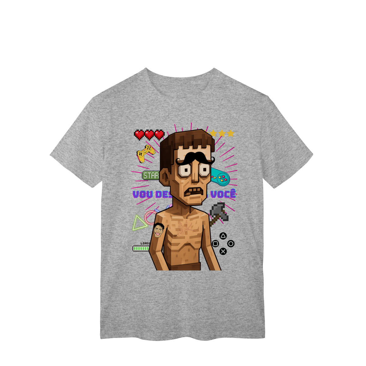 Camisa Estampada – Caricatura Exclusiva | VOU DESENHAR VOCÊ