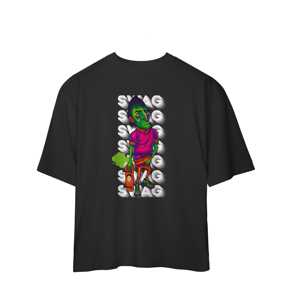 Camisa Estampada Oversized – Caricatura Exclusiva | VOU DESENHAR VOCÊ