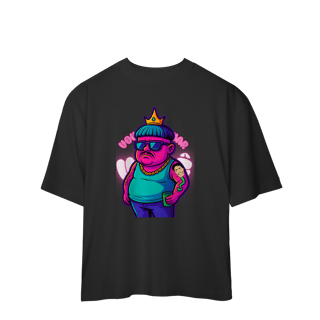 Camisa Estampada Oversized – Caricatura Exclusiva | VOU DESENHAR VOCÊ