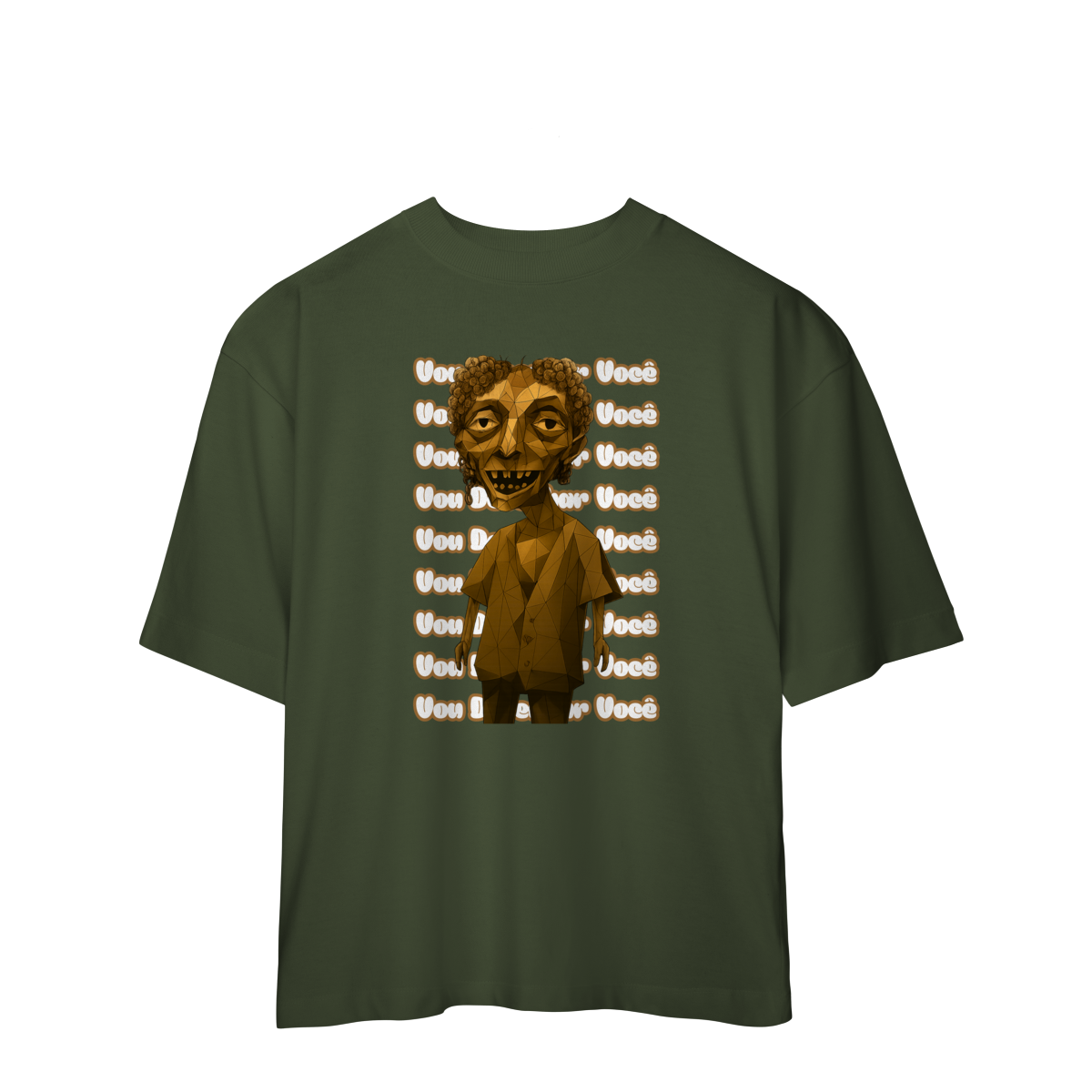 Camisa Estampada Oversized – Caricatura Exclusiva | VOU DESENHAR VOCÊ