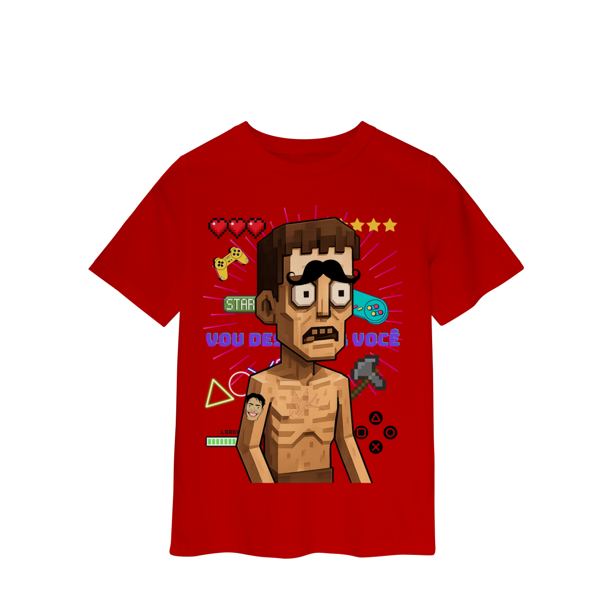 Camisa Estampada INFANTIL – Caricatura Exclusiva | VOU DESENHAR VOCÊ