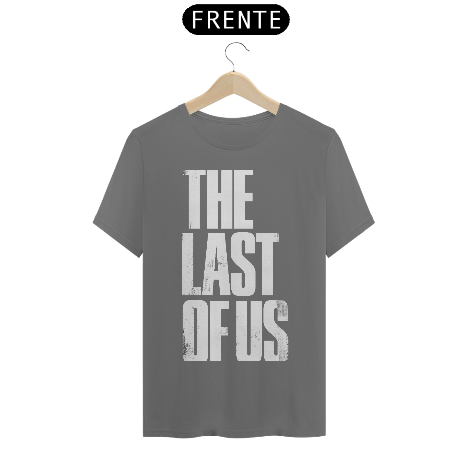 Nome do produto: Camiseta The Last Of Us Estampada Frente e Verso | Escrita 