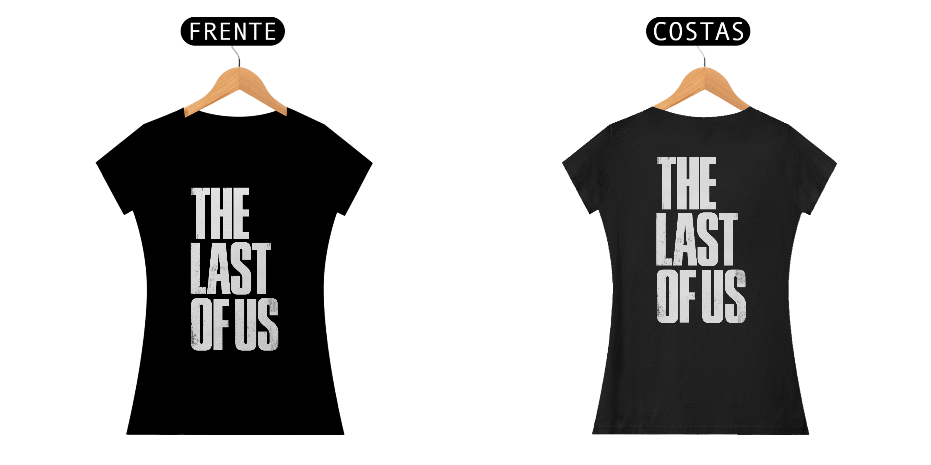 Nome do produto: Camiseta Gamer Feminina The Last Of Us | Baby Long Quality | Estampa Frente e Verso Gamer