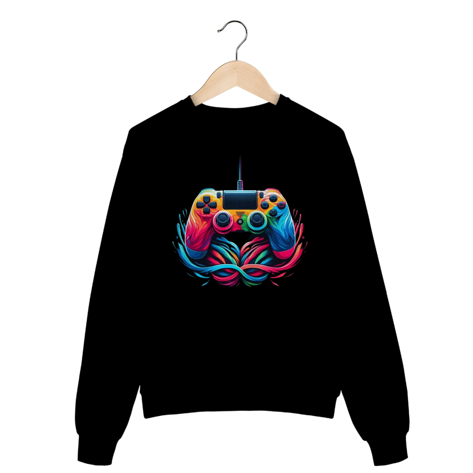 Nome do produto: Moletom Fechado Controle Video Game | Estampa Premium