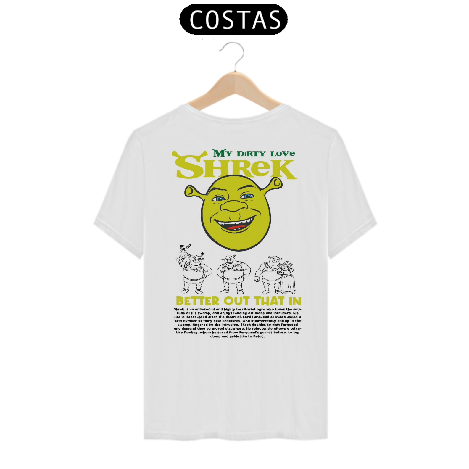 Nome do produto: Camiseta Shrek Casal