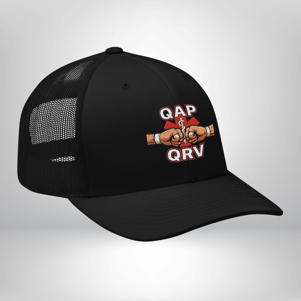 Boné Americano com Tela - QAP | QRV