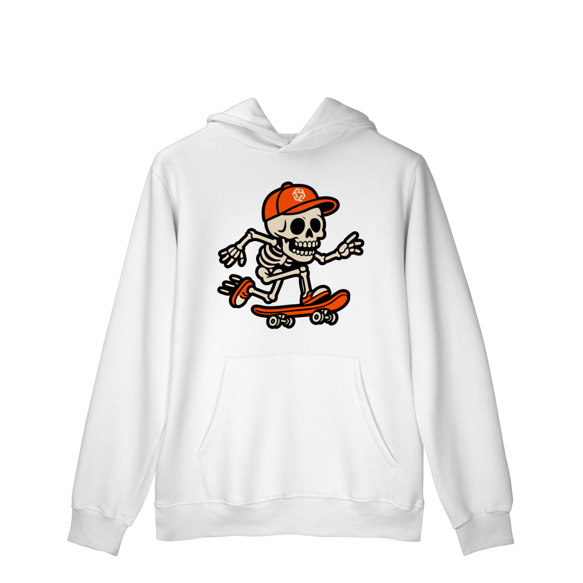 Moletom Skull Canguru