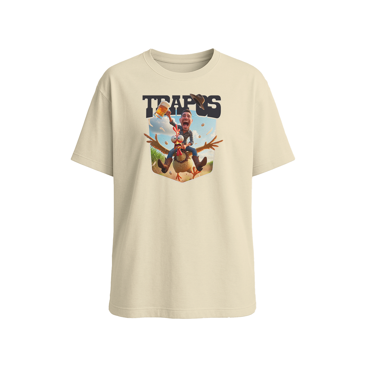 Camiseta Cowboy and Chicken Oversized