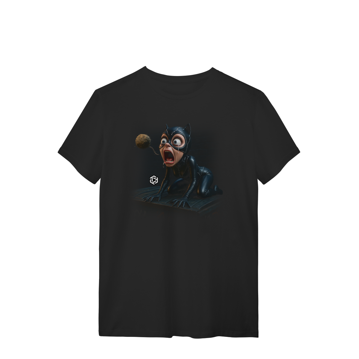 Camiseta Mulher-Gato inusitada