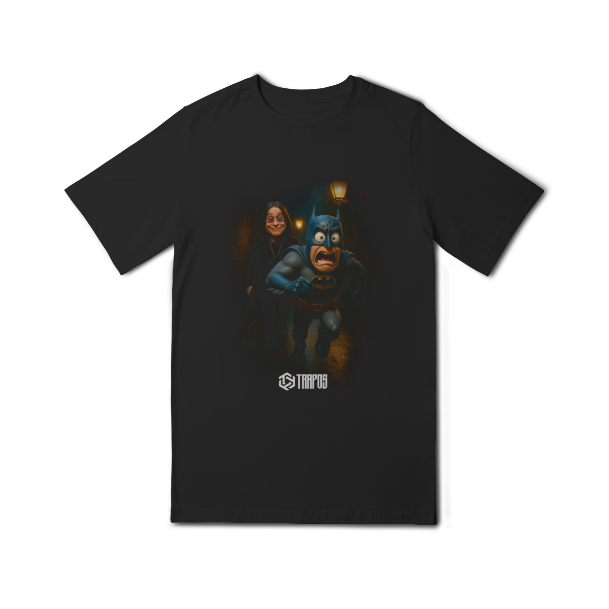 Camiseta Batman x Ozzy Infantil (10 a 14)