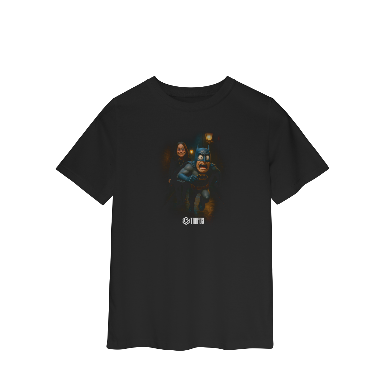 Camiseta Batman x Ozzy Infantil (2 a 8)