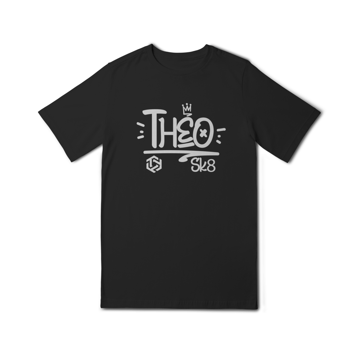 Camiseta Théo Sk8 Oficial Infantil (10 a 14)