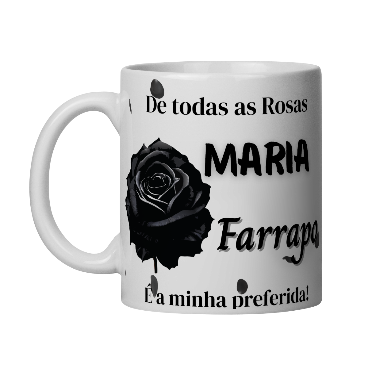 Nome do produto: Caneca Pomba Gira Maria Farrapo