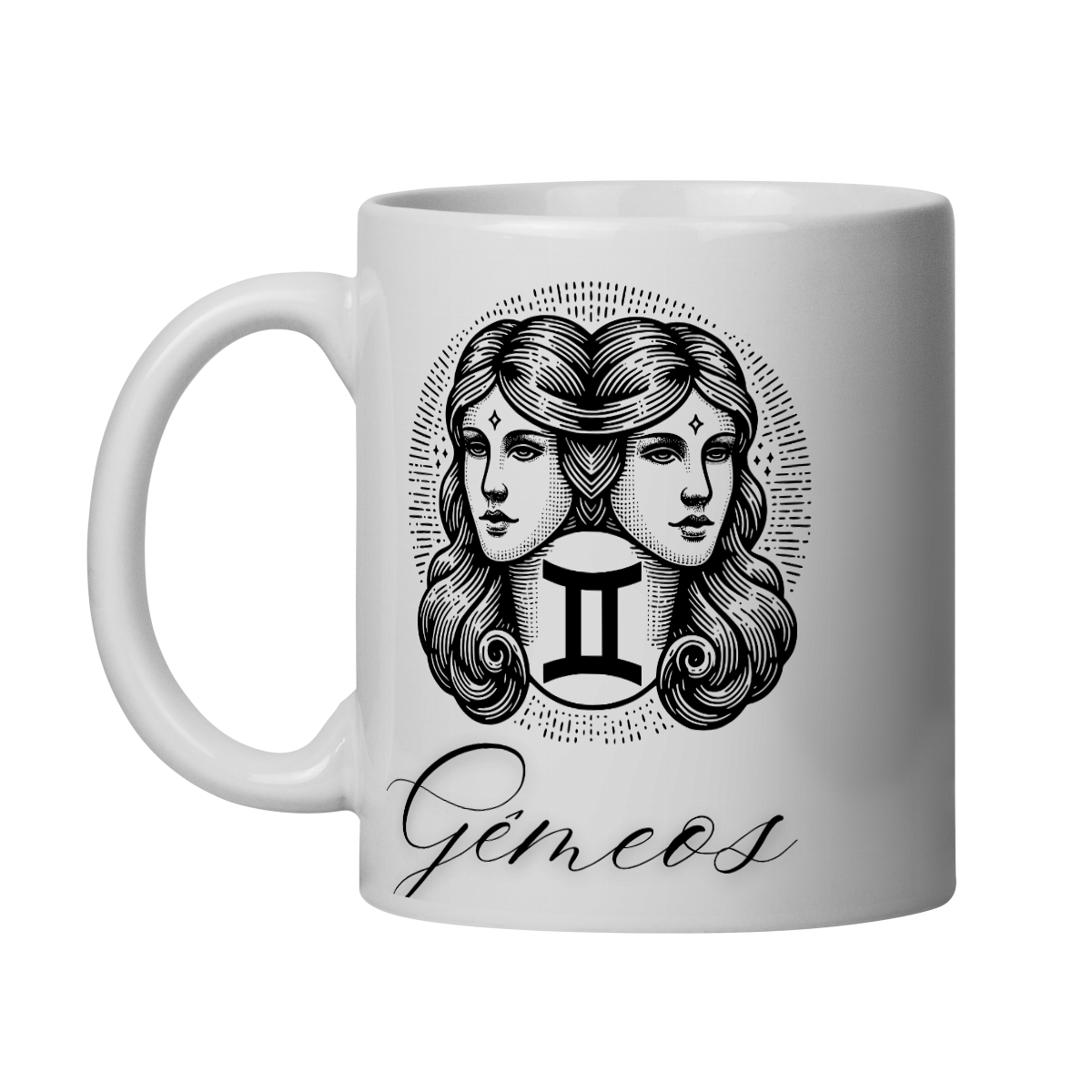 Nome do produto: Caneca Signo Gêmeos