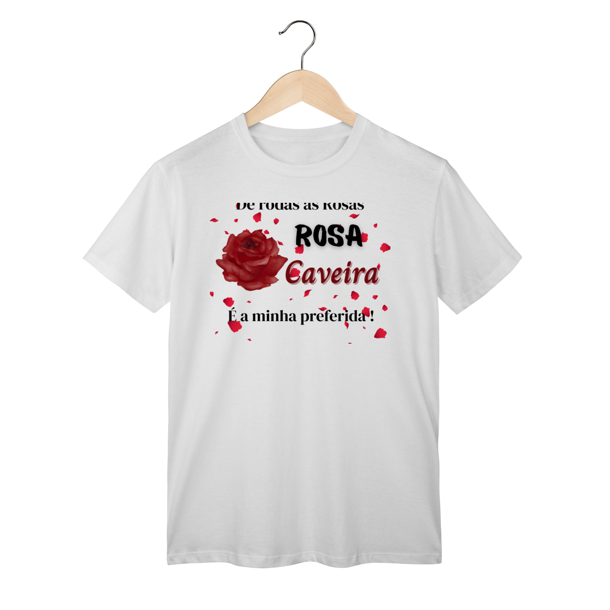 Nome do produto: T-Shirt Rosa Caveira