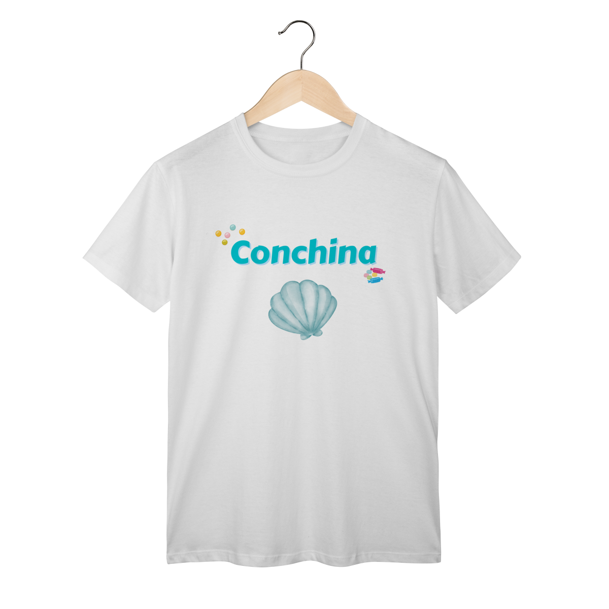 Nome do produto: T-Shirt Erê Conchinha
