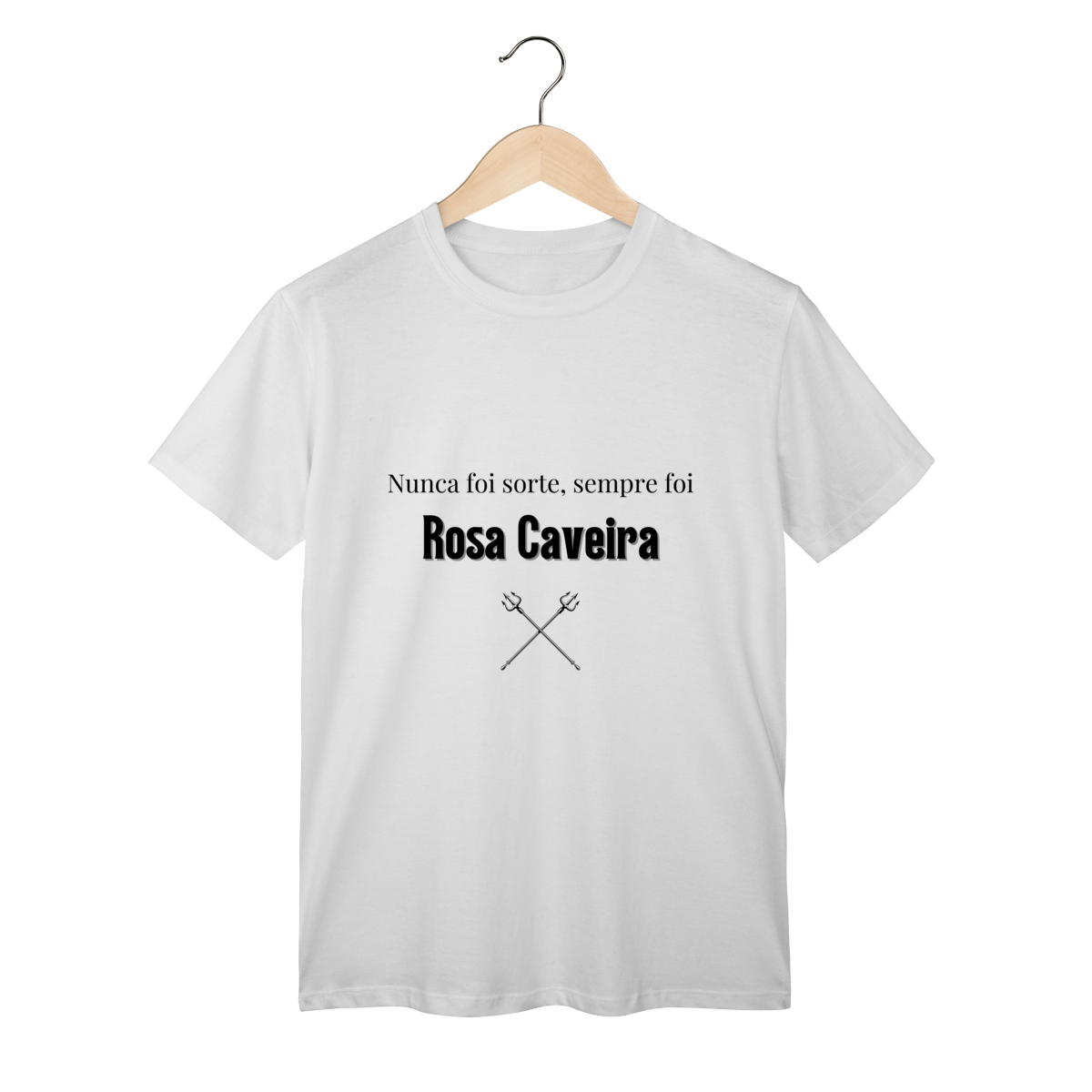 Nome do produto: T-Shirt Pomba Gira Rosa Caveira