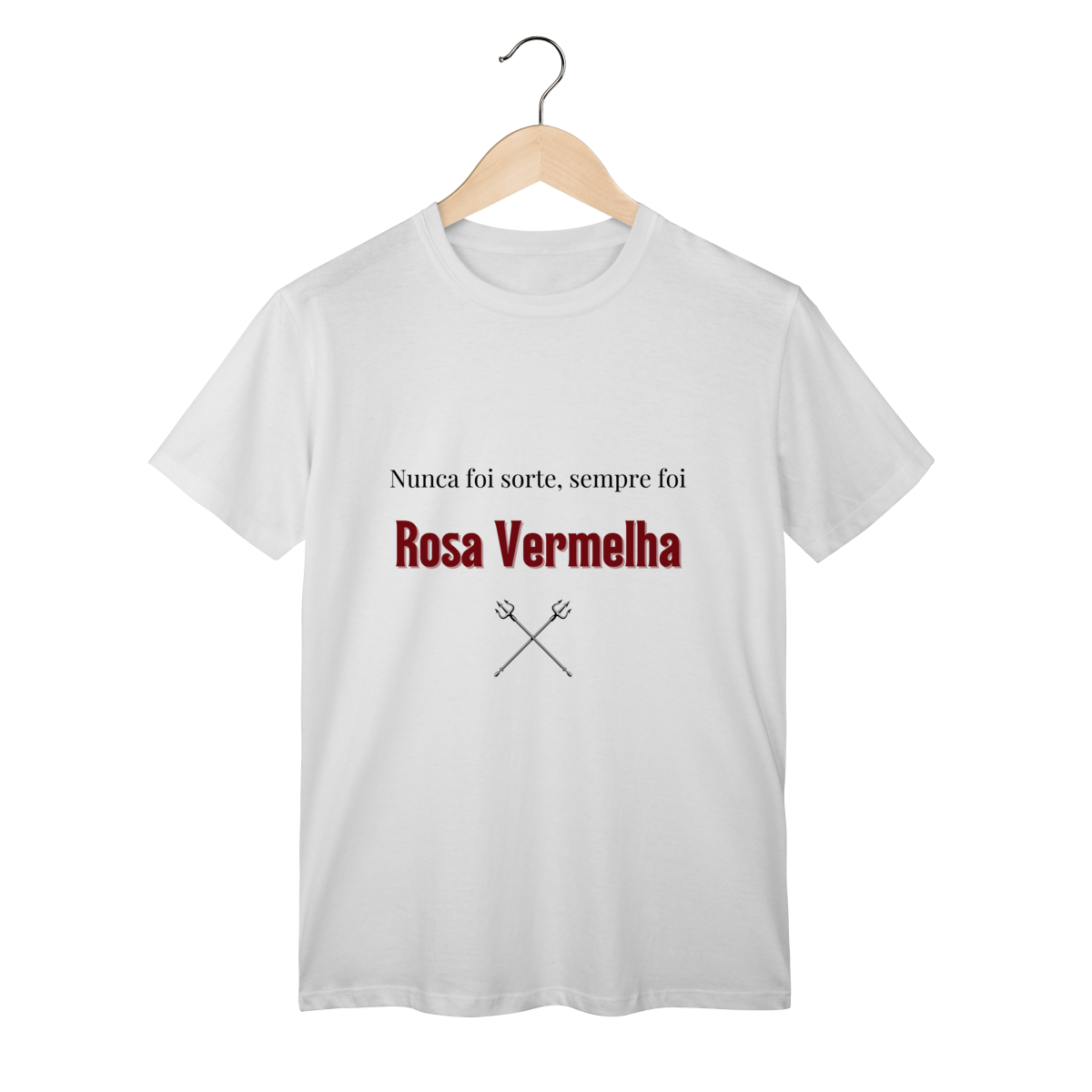 Nome do produto: T-Shirt Pomba Gira Rosa Vermelha