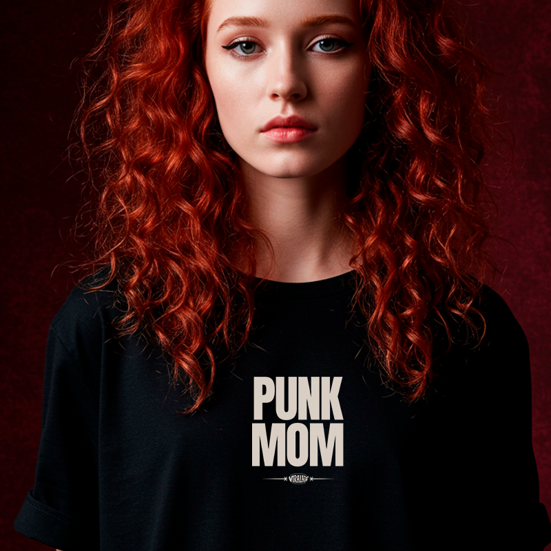 Camiseta Punk Mom